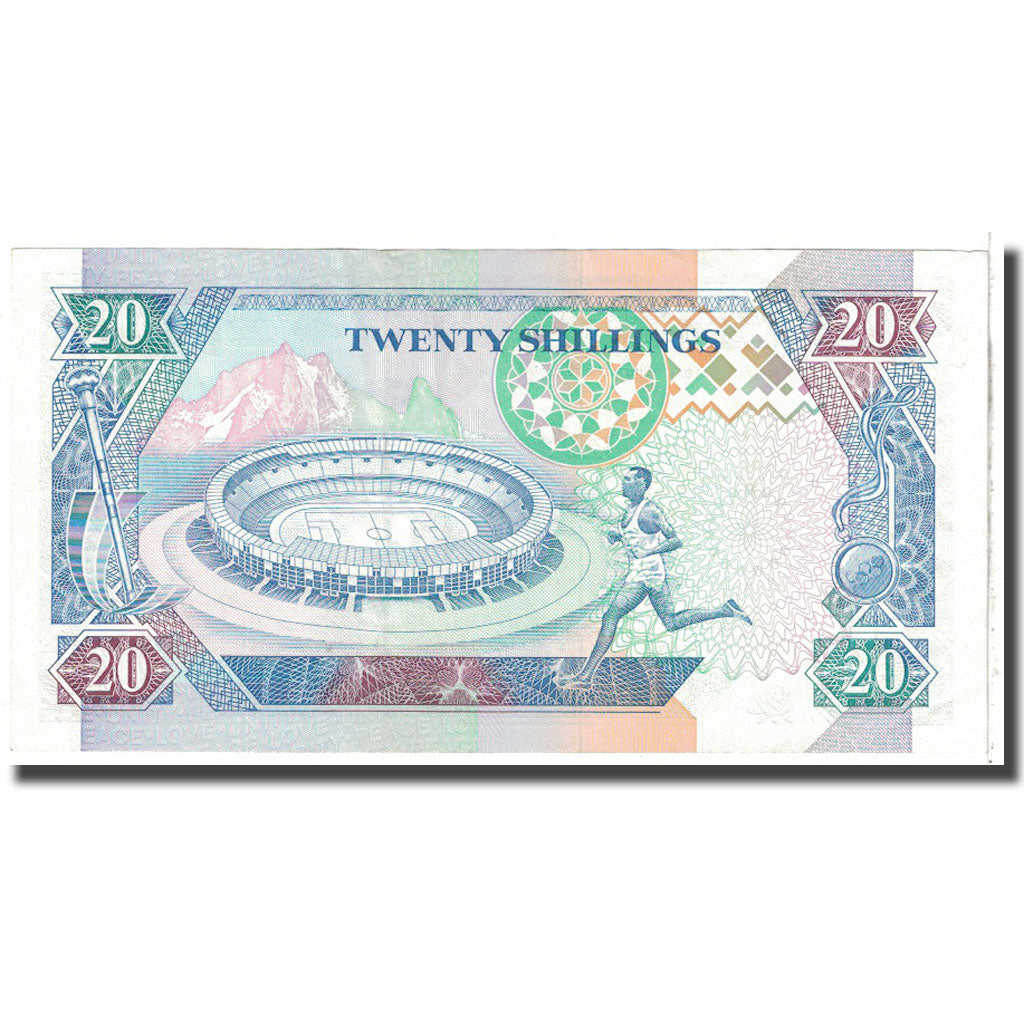 Banknote, Kenya, 20 Shillings, 1993, 1993-09-14, KM:31a, EF(40-45)