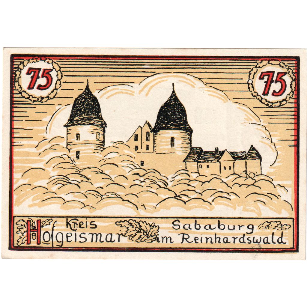 Deutschland, Hofgeismar Kreissparkasse, 75 Pfennig, VZ+