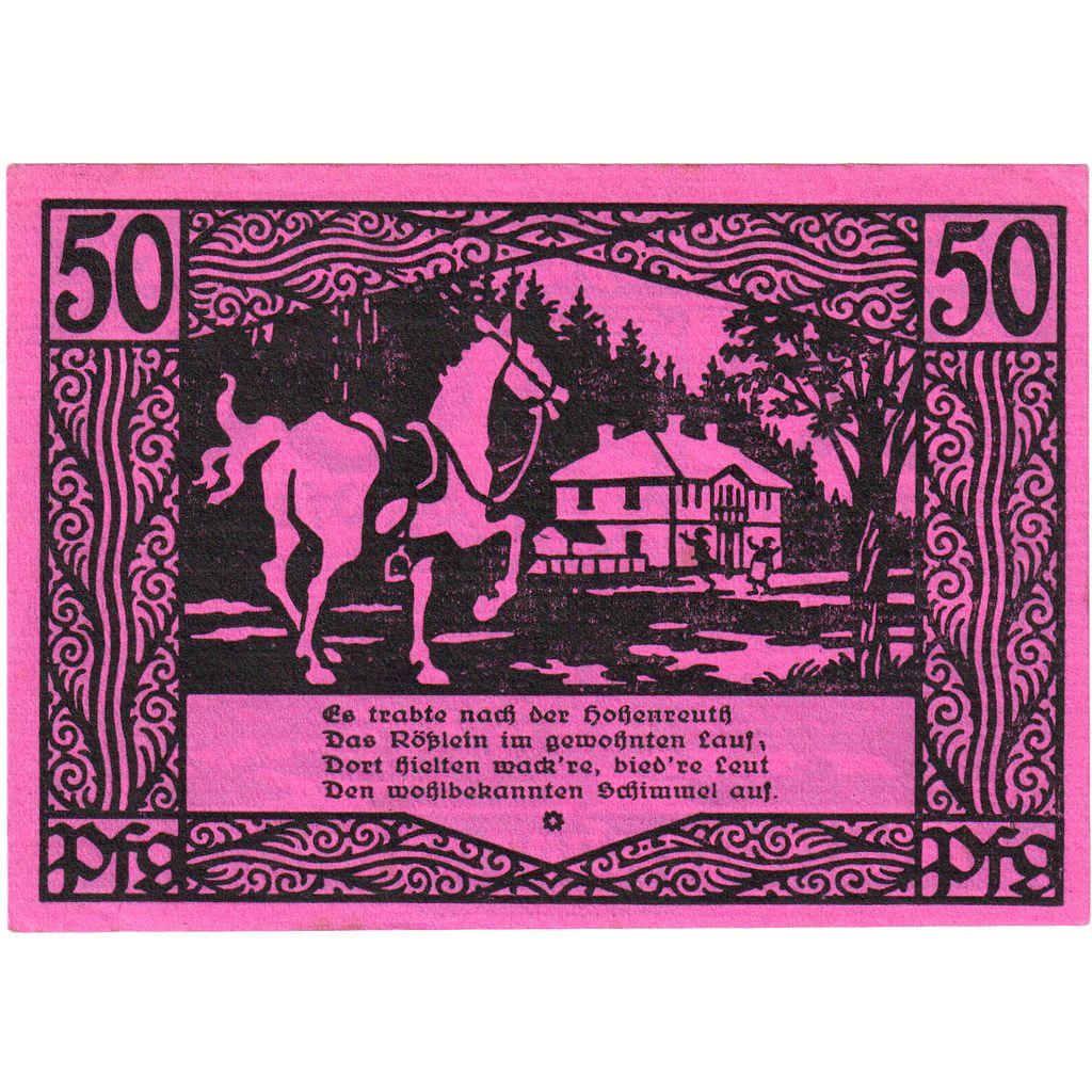 Deutschland, Munchenbernsdorf, 50 Pfennig, 1921-08-01, UNZ-