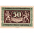Deutschland, Glatz Städtische Sparkasse, 50 Pfennig, 1921-10-06, VZ+