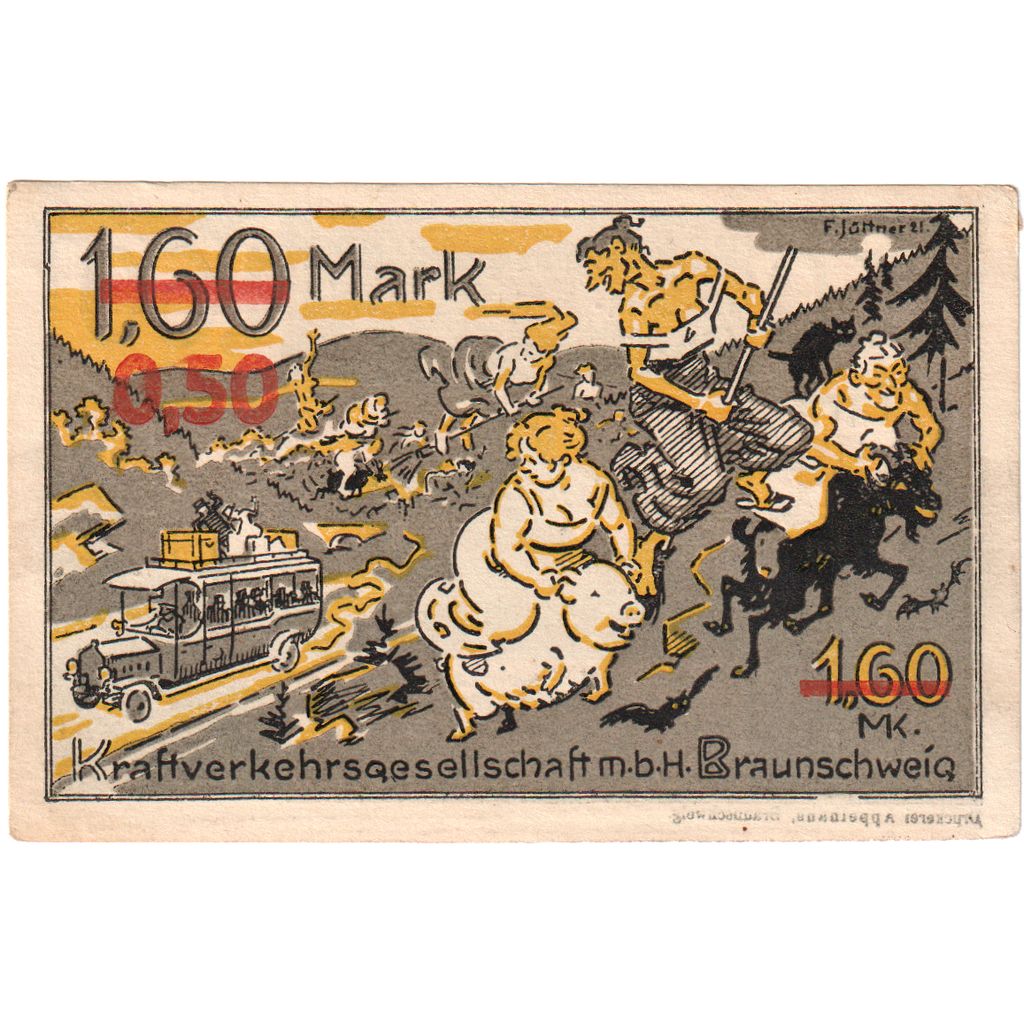 Deutschland, Braunschweig, 50 Pfennig, 1921-07-01, UNZ-