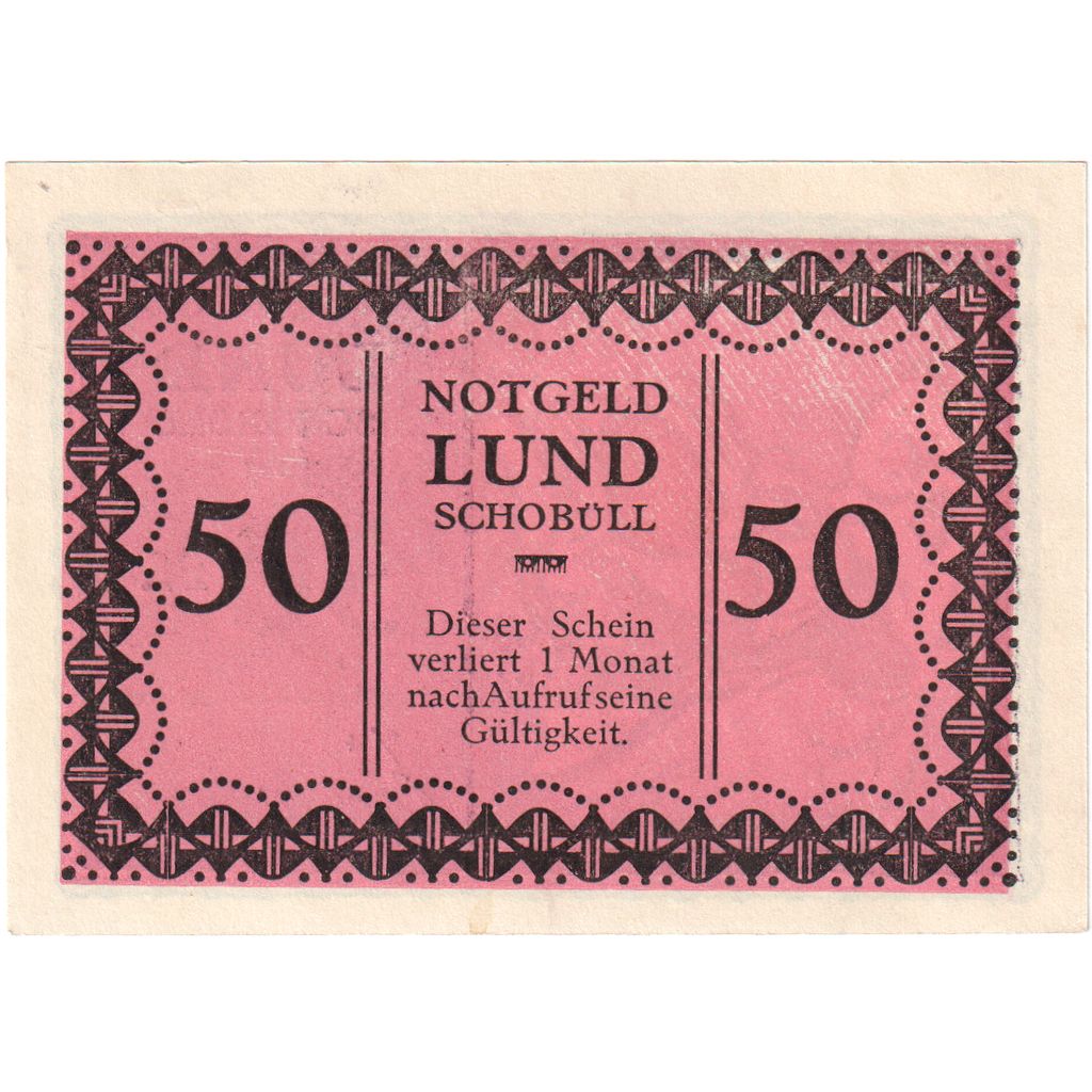 Deutschland, lund-Schobüll, 50 Pfennig, VZ+