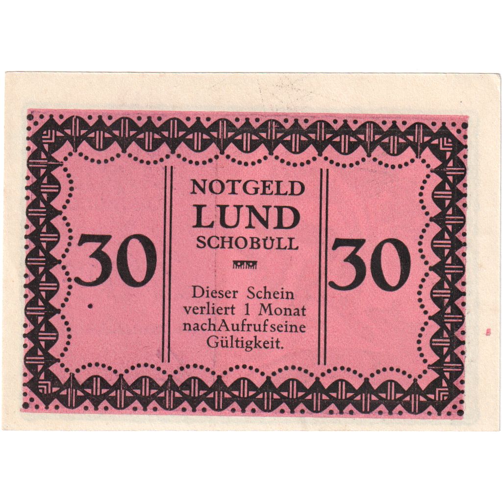 Deutschland, lund-Schobüll, 30 Pfennig, VZ+