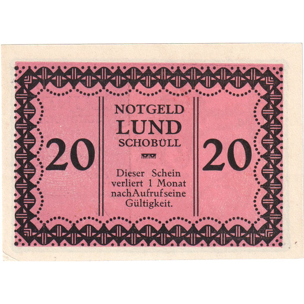Germania, lund-Schobüll, 20 Pfennig, SPL