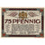 Germania, Lingen Stadt, 75 Pfennig, 1921-09-01, FDS