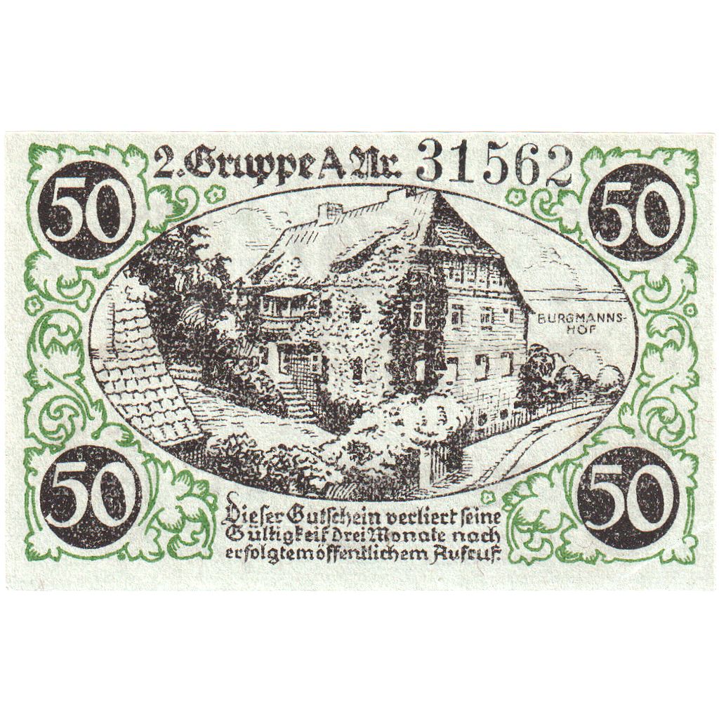 Germania, Lübbecke, 50 Pfennig, 1920-12-08, SPL