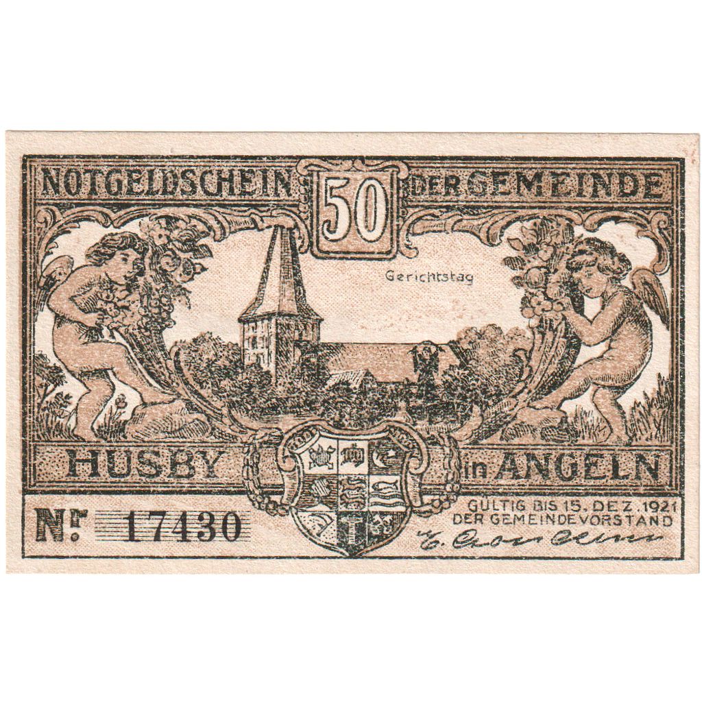 Deutschland, Husby, 50 Pfennig, 1921-12-15, UNZ