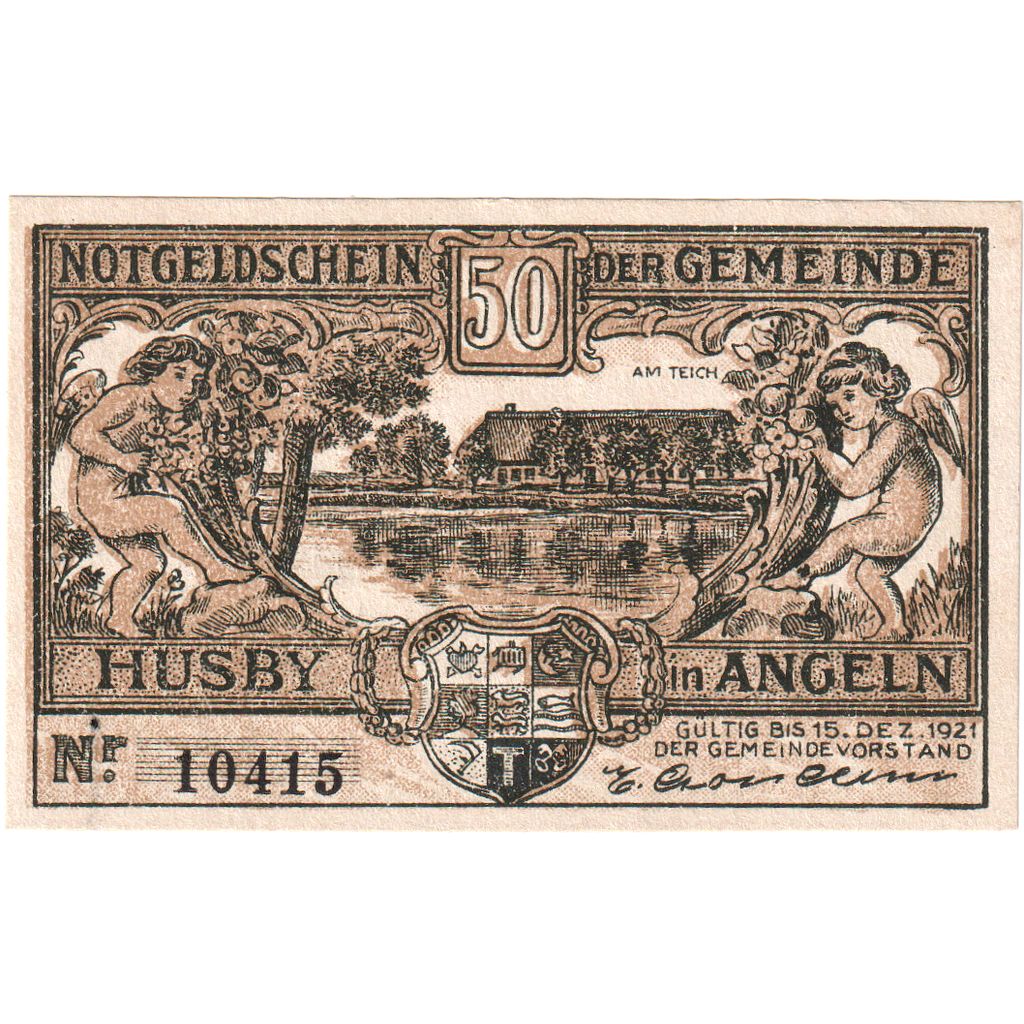 Deutschland, Husby, 50 Pfennig, 1921-12-15, UNZ