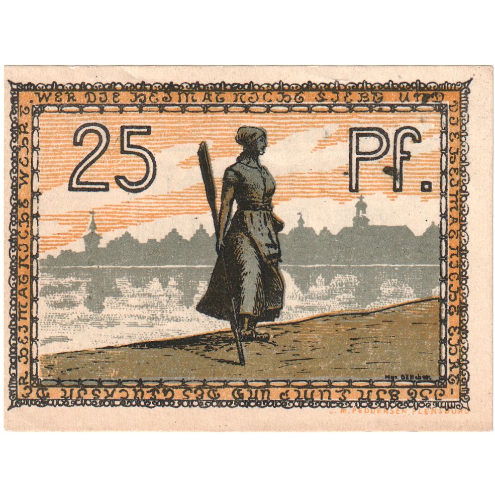 Germania, Husum, 25 Pfennig, FDS
