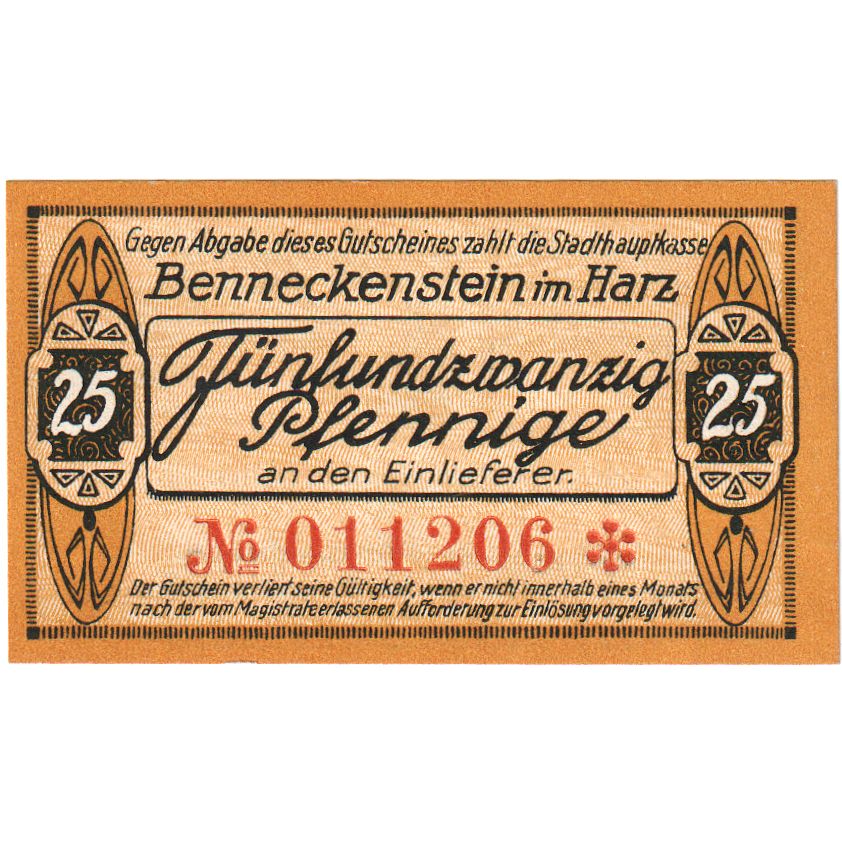 Germania, Altenkirchen Kreis, 25 Pfennig, SPL