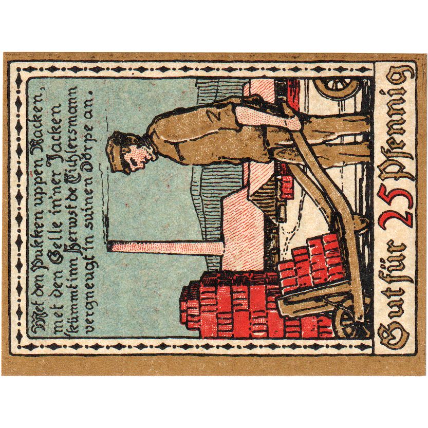 Germania, Lage Stadt, 25 Pfennig, 1921-02-01, 84972, SPL+