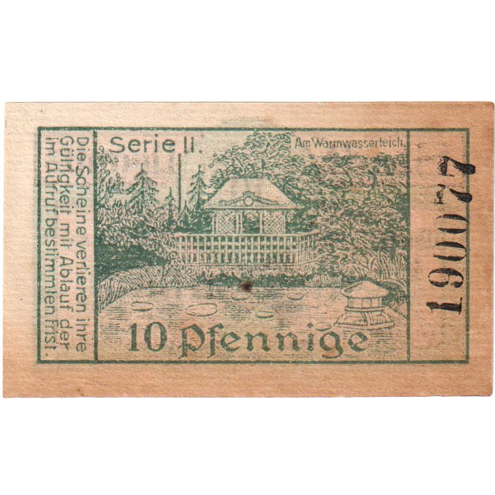 Deutschland, Liegnitz Stadt, 10 Pfennig, VZ+