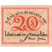 Germania, Lübeck, 20 Pfennig, 1921-04-01, SPL