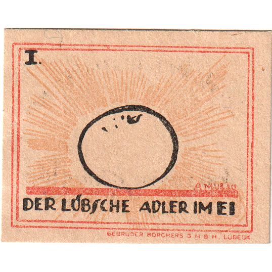Niemcy, Lübeck, 20 Pfennig, 1921-04-01, UNC(63)