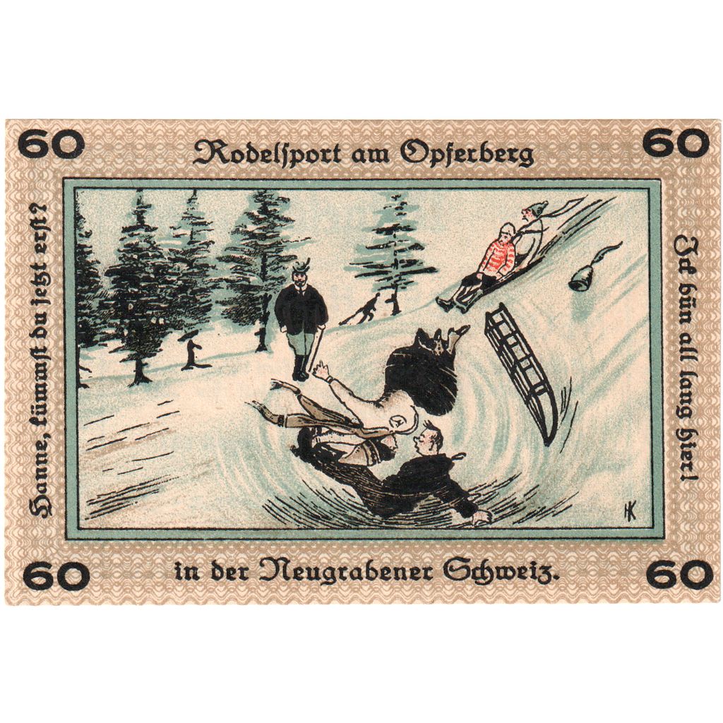 Germania, Neugraben-Hausbruch Gemeinde, 60 Pfennig, 1921-11-01, FDS