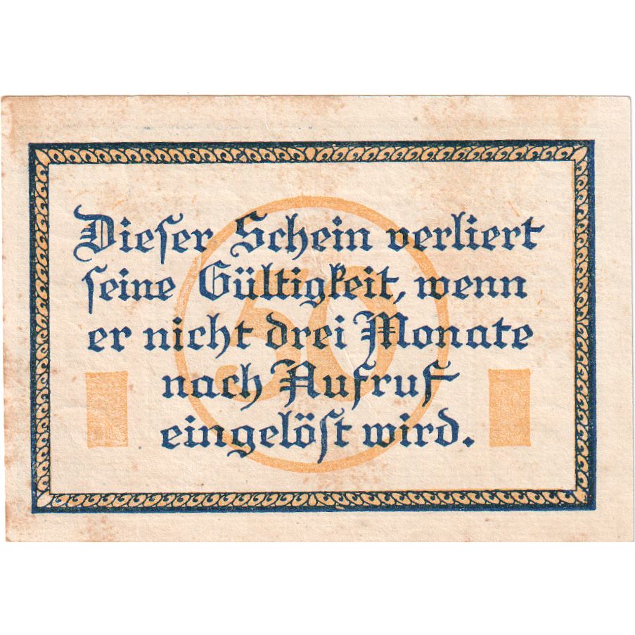 Deutschland, Marienwerder Stadt, 50 Pfennig, VZ+