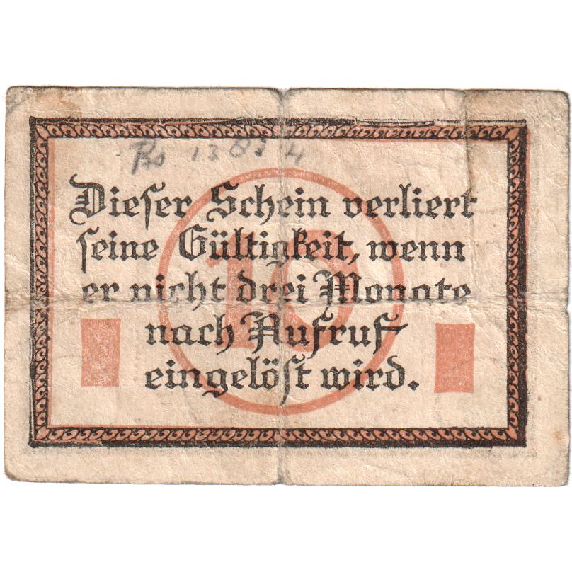 Germania, Marienwerder Stadt, 10 Pfennig, BB