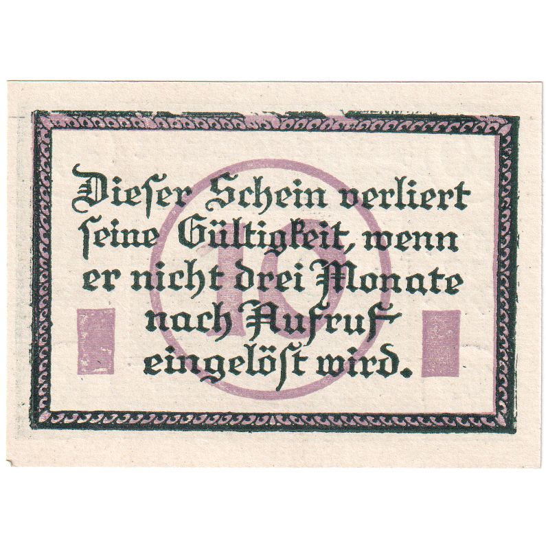Deutschland, Marienwerder Stadt, 10 Pfennig, VZ+
