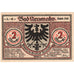 Niemcy, Neuenahr, Bad Kurdirektion, 2 Mark, 1922-12-31, UNC(60-62)