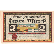 Germany, Neuhaus, 2 Mark, 1921-11-01, UNC(65-70)