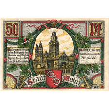 Germany, Mainz Stadt, 50 Pfennig, 1921-01-01, UNC(60-62)