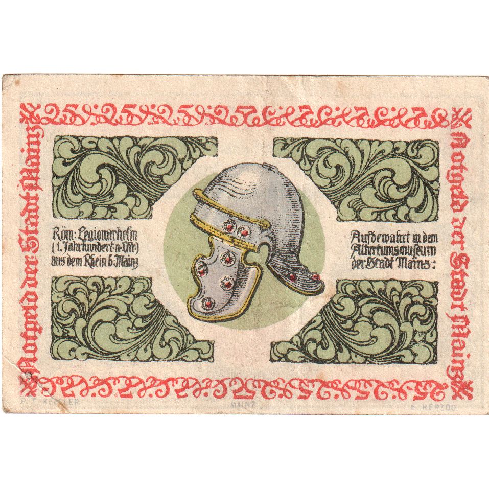 Deutschland, Mainz Stadt, 25 Pfennig, 1921-04-01, VZ+