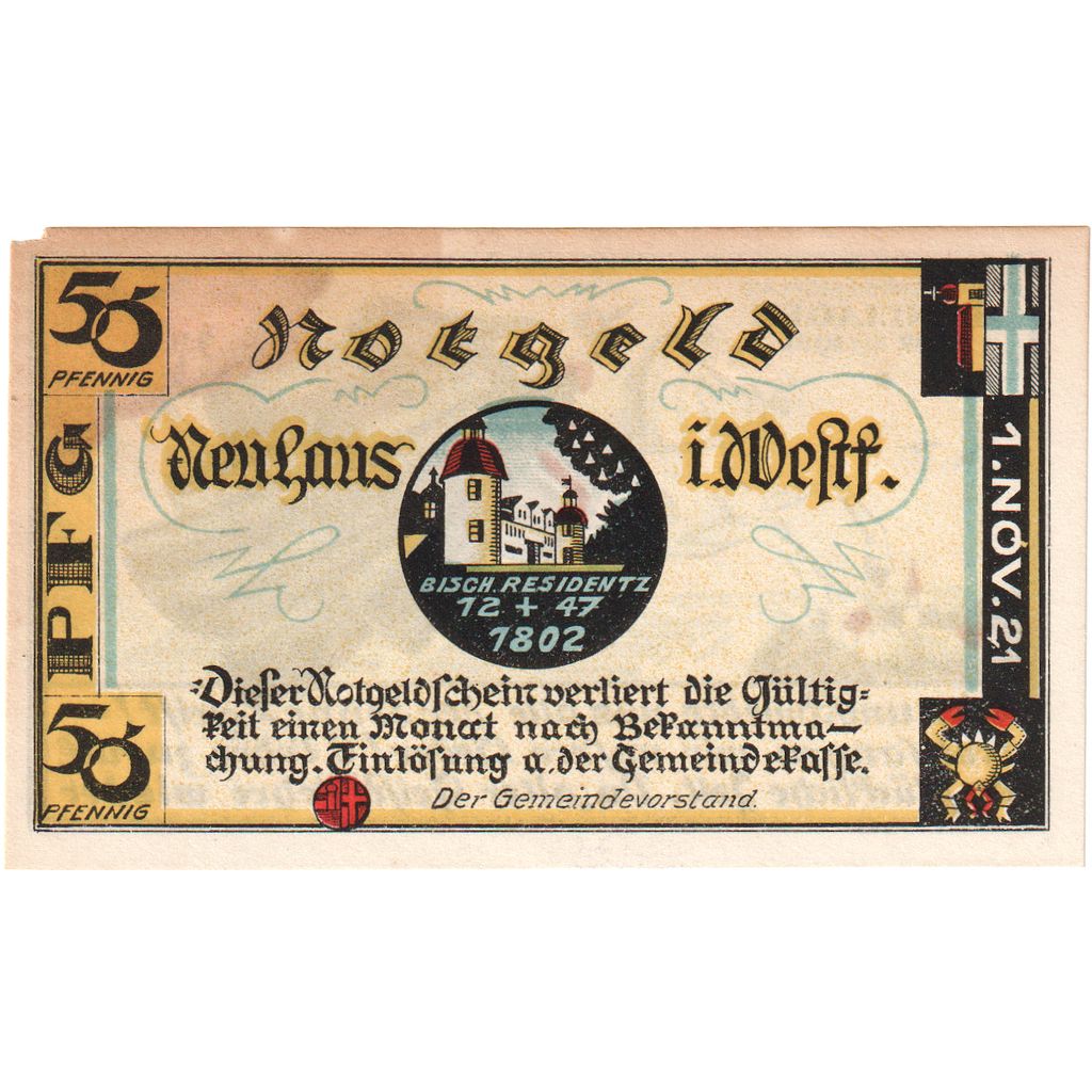 Germania, Neuhaus, 50 Pfennig, 1921-11-01, SPL