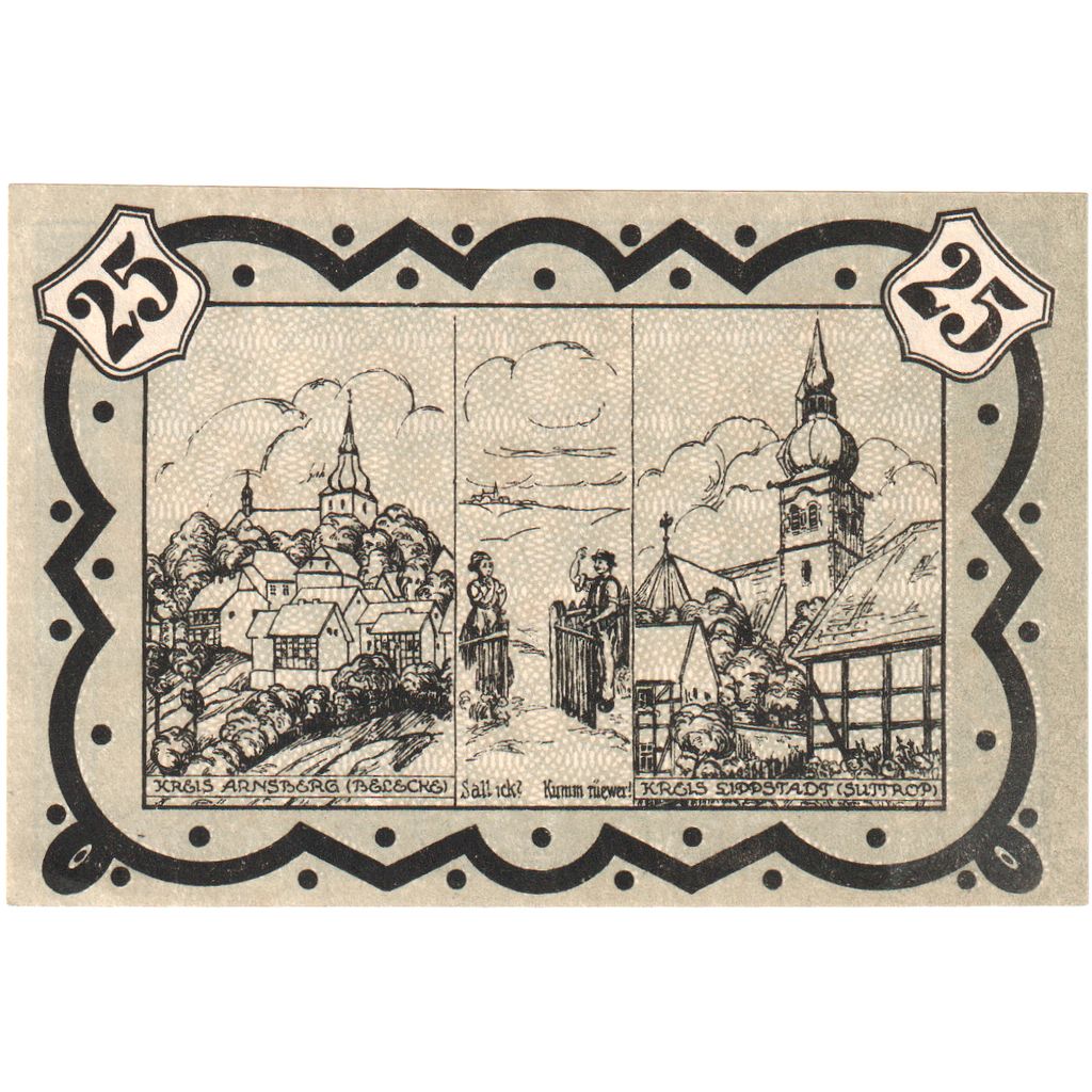 Germania, Lippstadt Kreis, 25 Pfennig, 1920-09-10, SPL