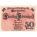 Germania, Löbau Stadt, 50 Pfennig, 1918-12-31, SPL