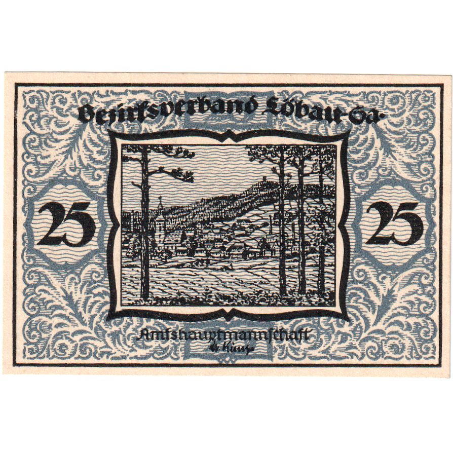Deutschland, Löbau Stadt, 25 Pfennig, 1921-06-30, VZ+
