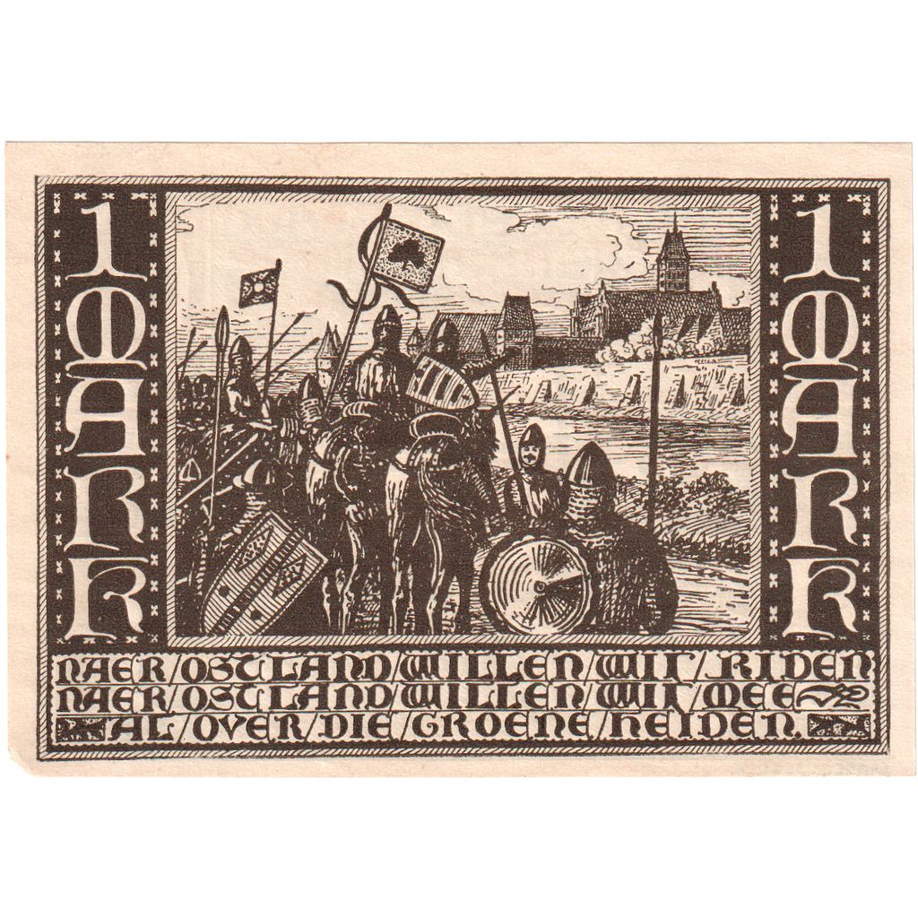 Germania, Marienburg Stadt, 1 Mark, 1920-7-11, SPL
