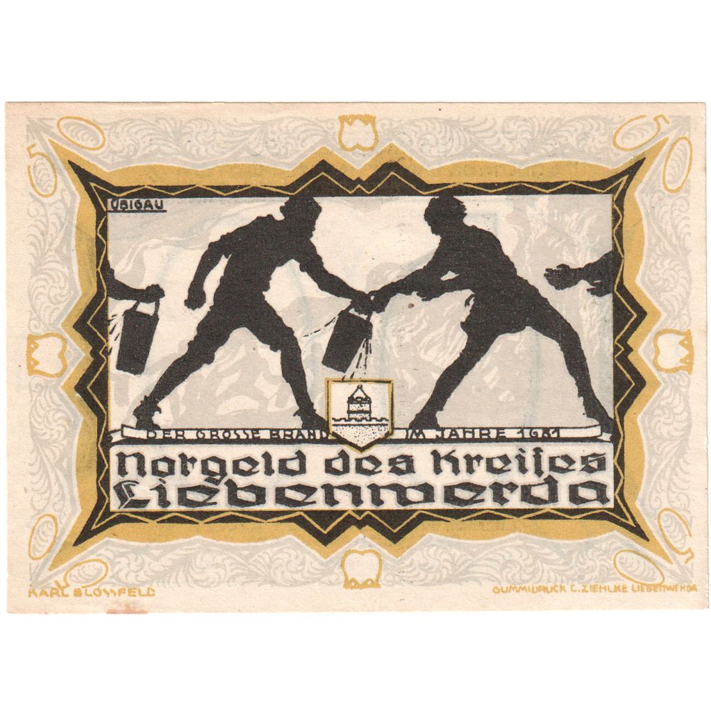 Deutschland, Liebenwerda Kreis, 50 Pfennig, 1921-10-01, VZ+
