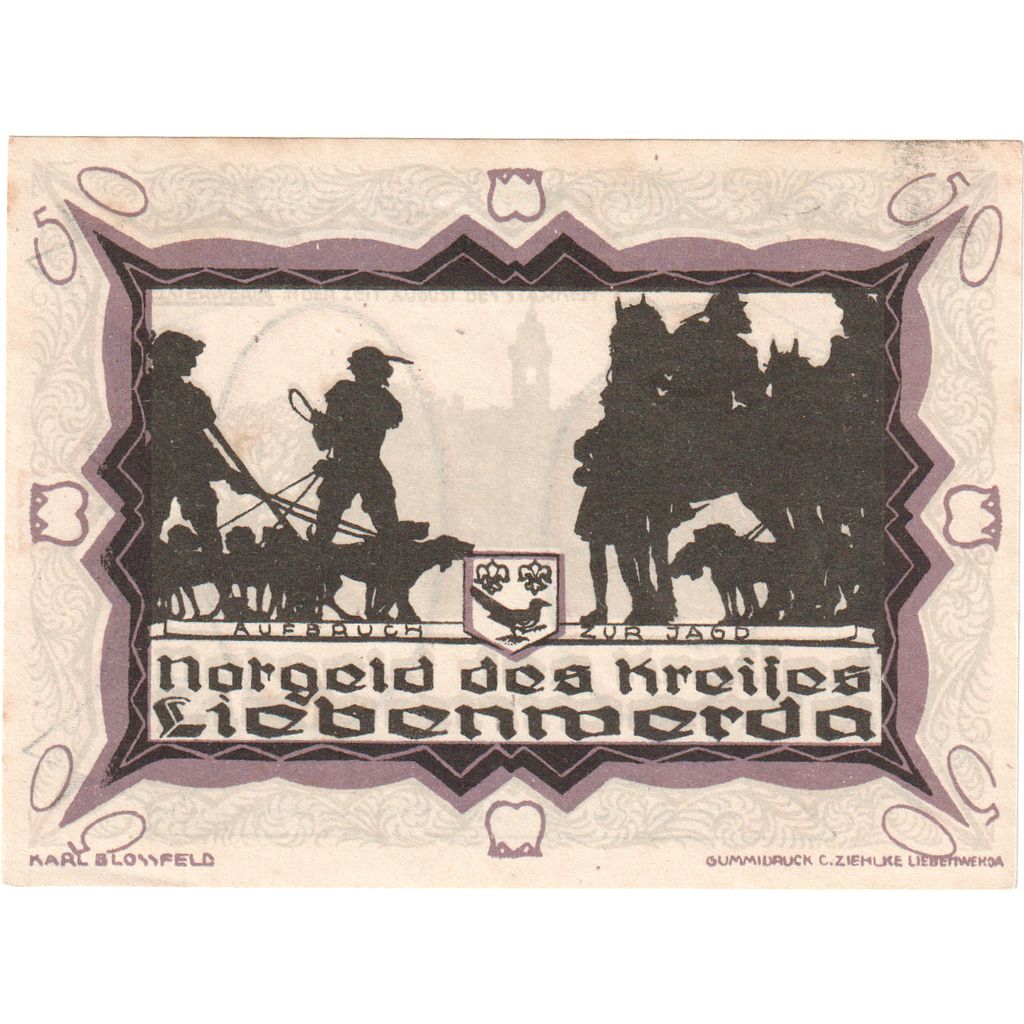 Deutschland, Liebenwerda Kreis, 50 Pfennig, 1921-10-01, VZ+
