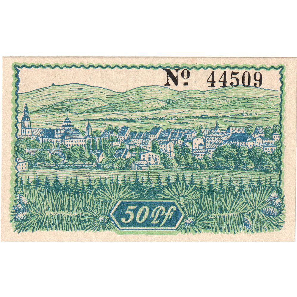 Alemanha, Mittelwalde Stadt, 50 Pfennig, UNC(60-62)