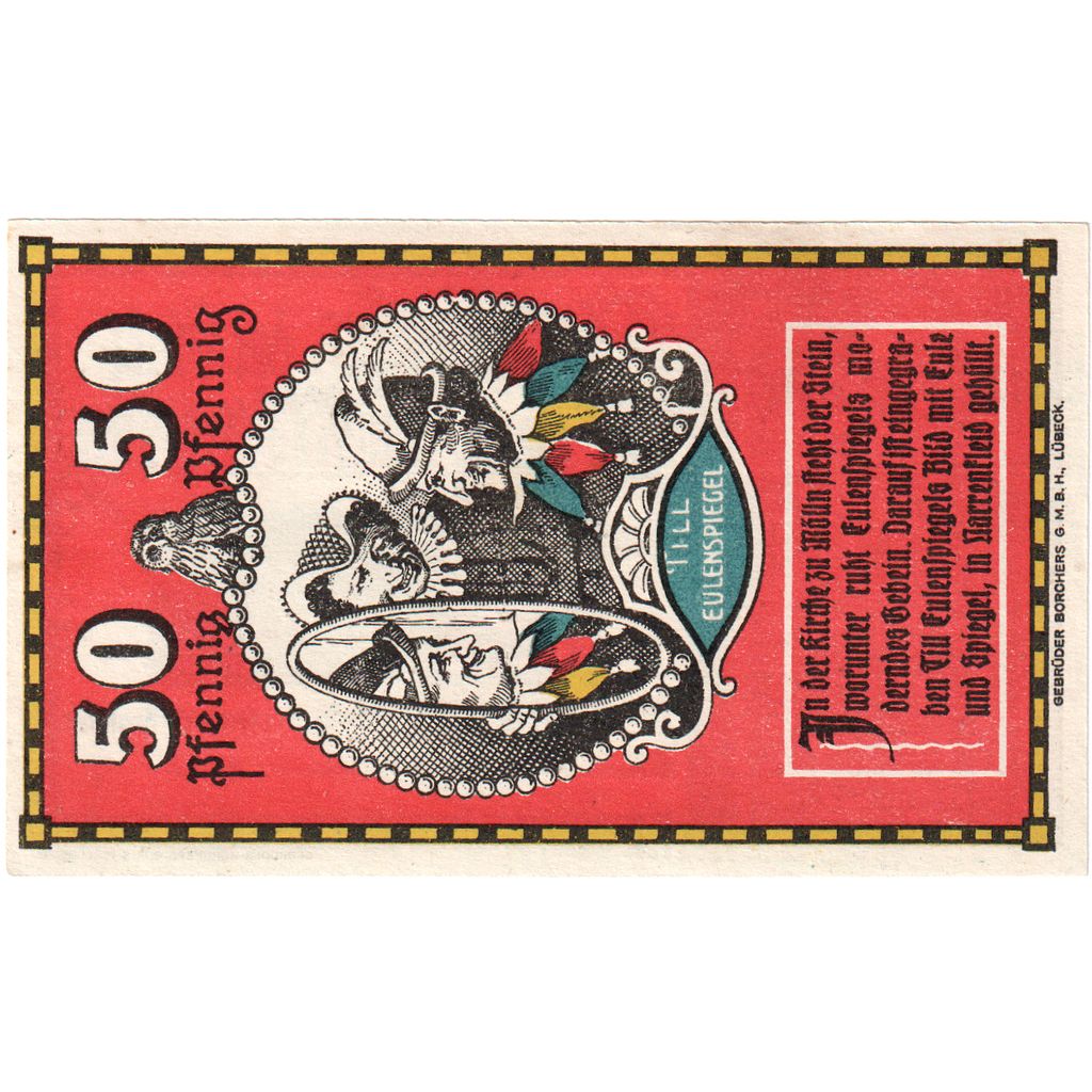Germany, Mölln, 50 Pfennig, UNC(65-70)