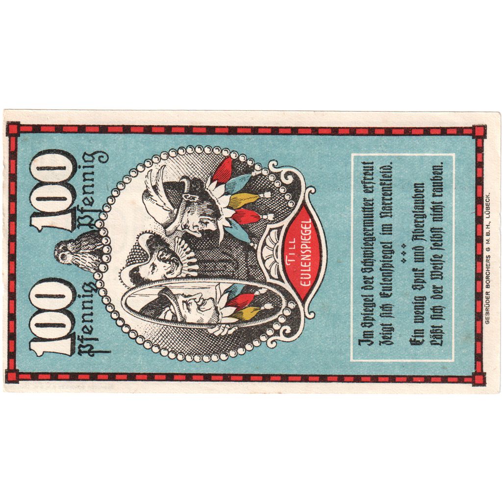 Deutschland, Mölln, 100 Pfennig, 1921-12-31, UNZ
