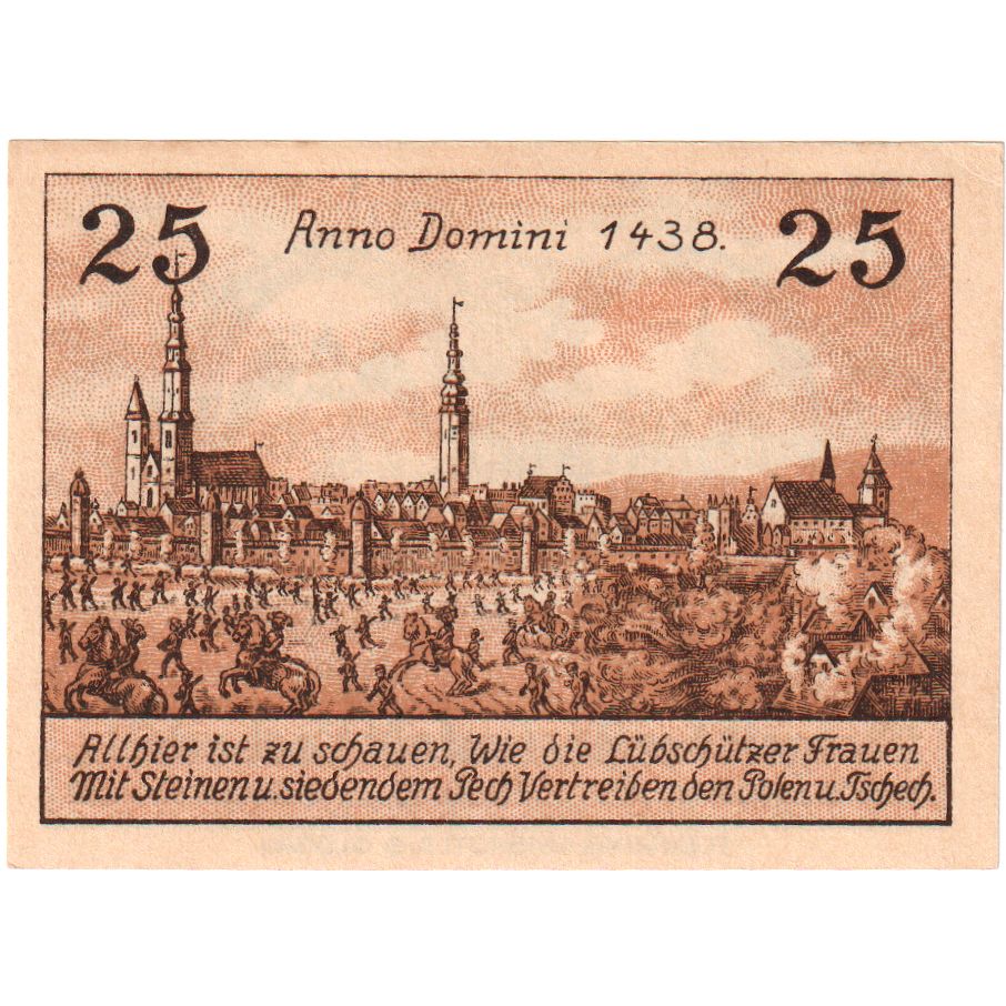 Niemcy, Leobschütz Stadt, 25 Pfennig, 1922-12-31, UNC(60-62)