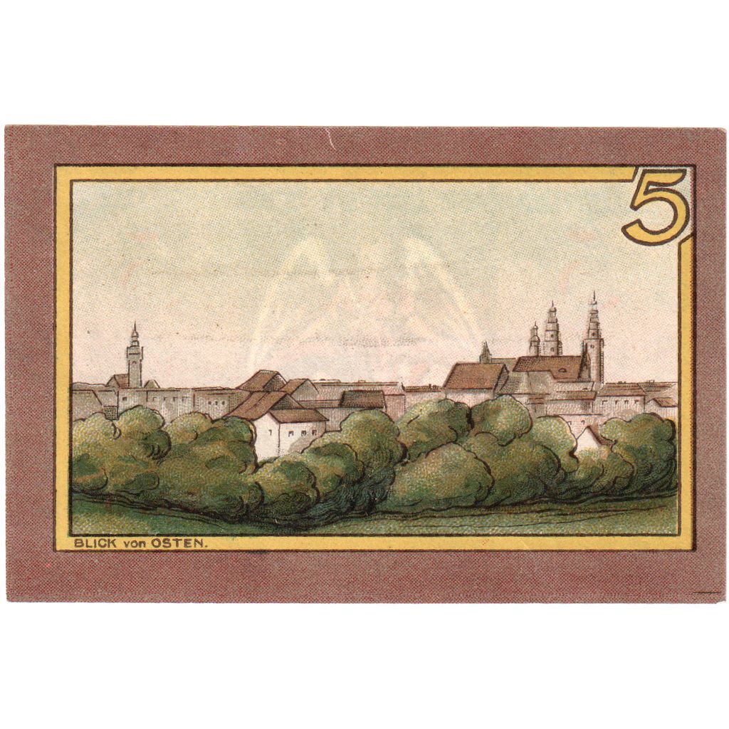 Deutschland, Leobschütz Stadt, 5 Pfennig, 1921-12-31, VZ+