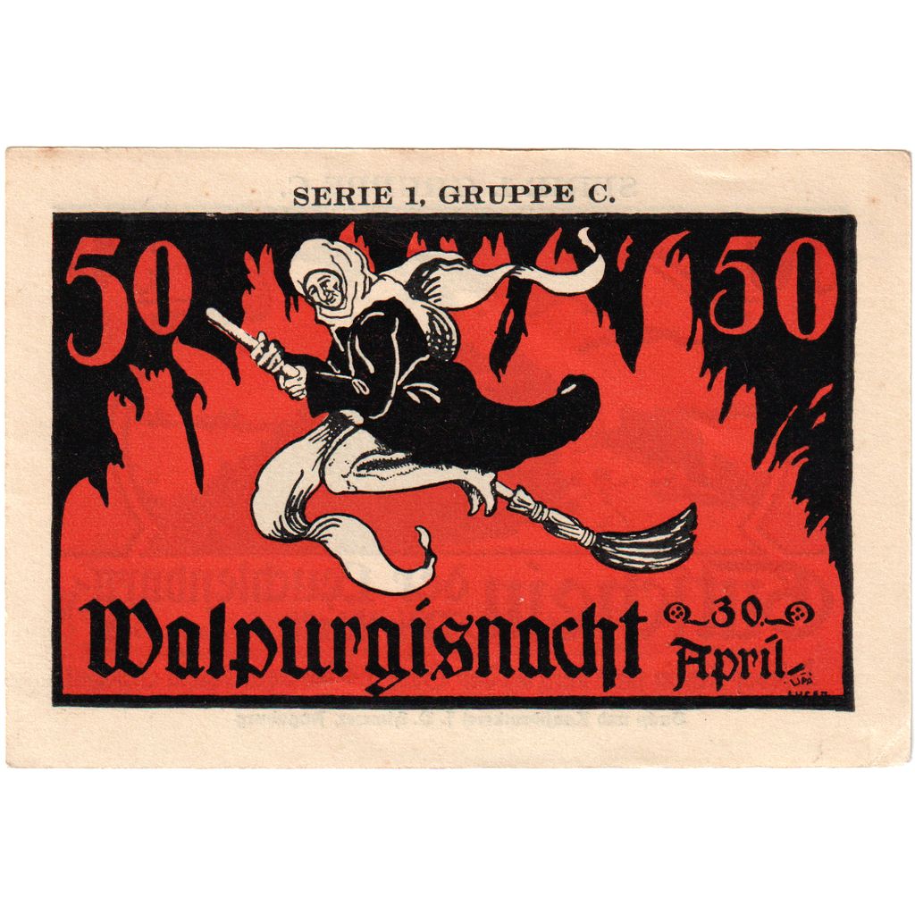 Deutschland, Kahla, 50 Pfennig, VZ+