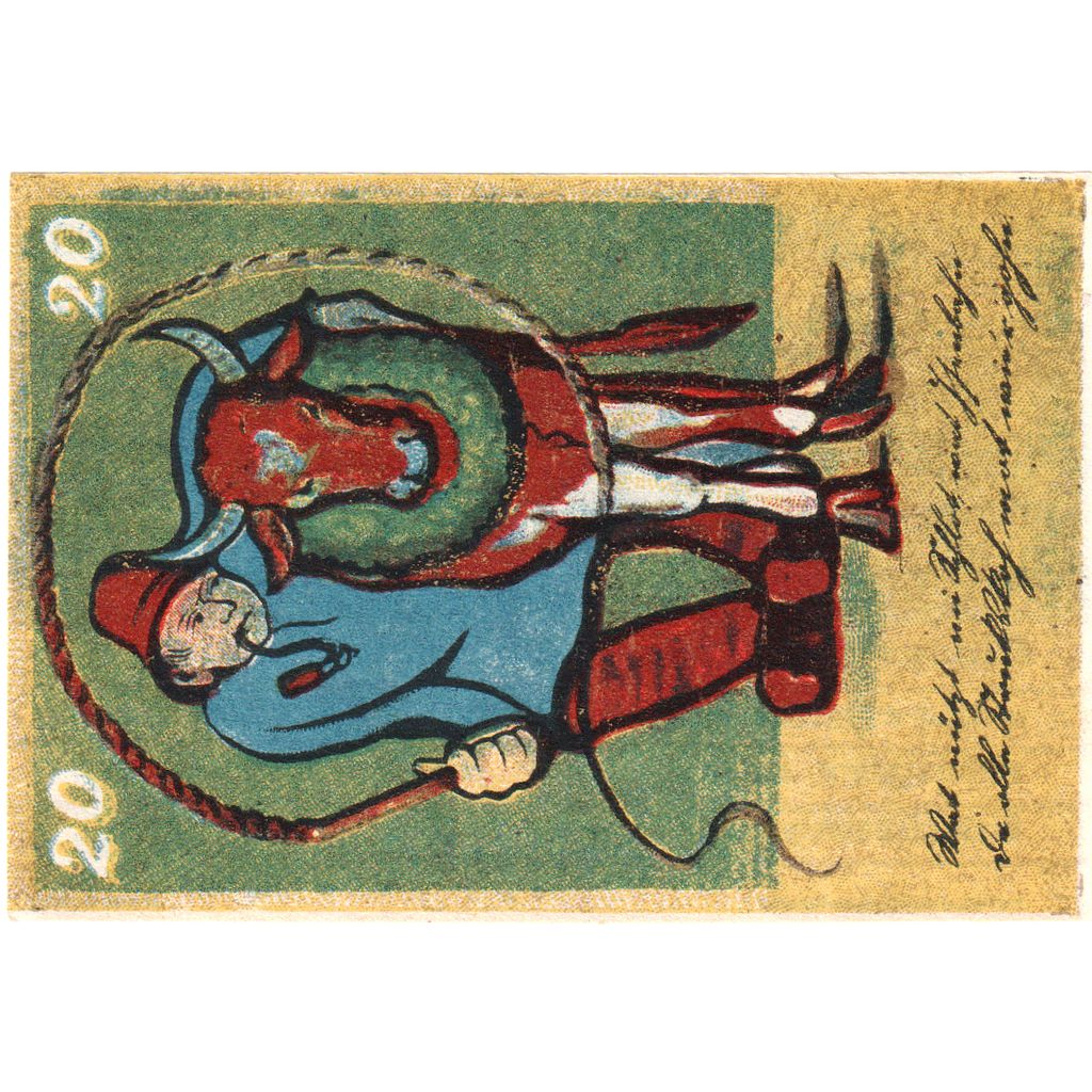 Alemania, Lüdinghausen Stadt, 20 Pfennig, 1921-10-01, EBC+