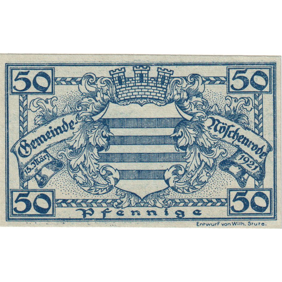 Alemania, Noschenrode Gemeinde, 50 Pfennig, EBC+