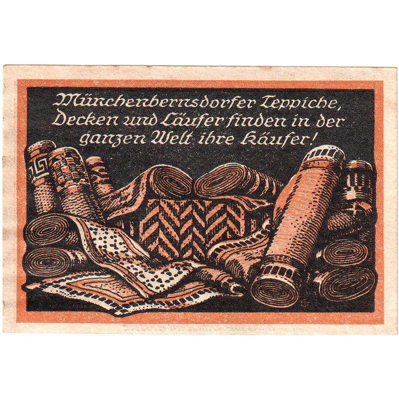 Alemania, Munchenbernsdorf, 50 Pfennig, EBC+