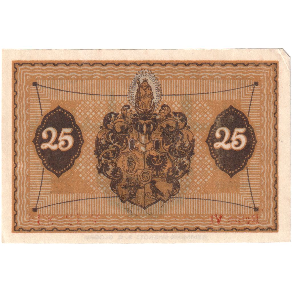 Deutschland, Glogau Stadt, 25 Pfennig, VZ+