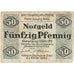 Niemcy, Greiz, Bank für Handel und Industrie, 50 Pfennig, 1919-10-01, AU(55-58)