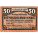 Niemcy, Greiz, Bank für Handel und Industrie, 50 Pfennig, 1919-10-01, AU(55-58)