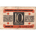 Alemania, Düsseldorf Stadt, 10 Pfennig, 1921-03-31, EBC