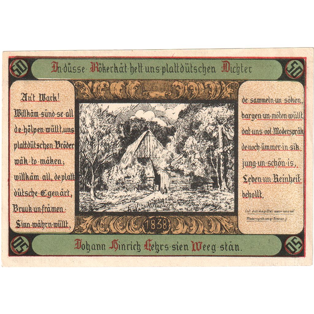 Alemania, Itzehoe Stadt, 50 Pfennig, 1921-09-30, EBC+
