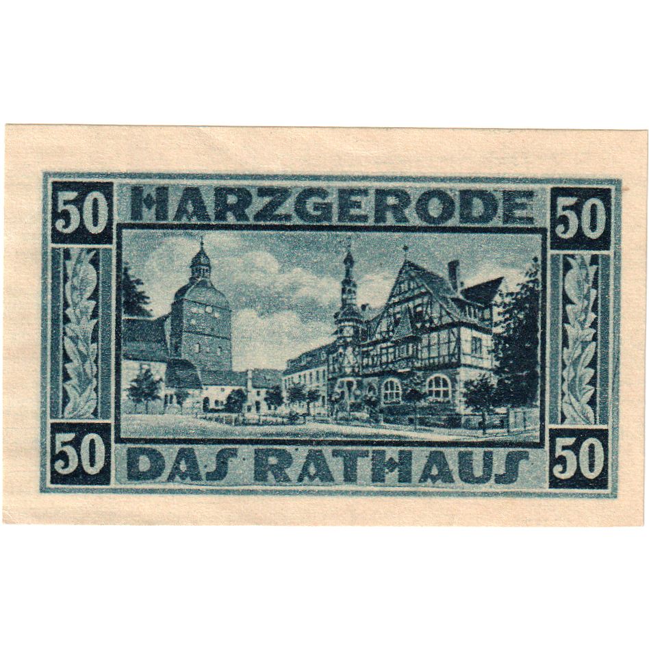Deutschland, Harzgerode Stadt, 50 Pfennig, 1921-07-07, VZ+