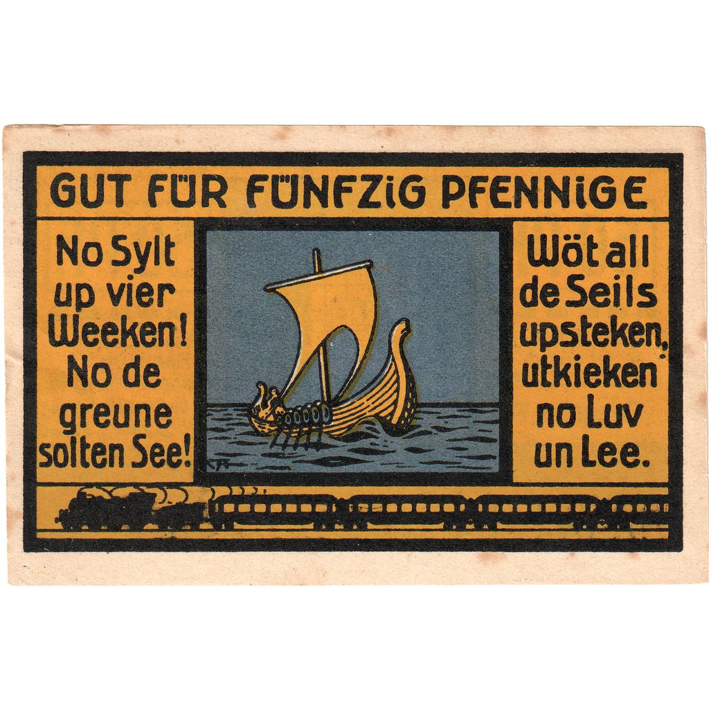 Alemania, Hamburg Lehrerseminar Steinhauerdamm, Klasse II, 50 Pfennig