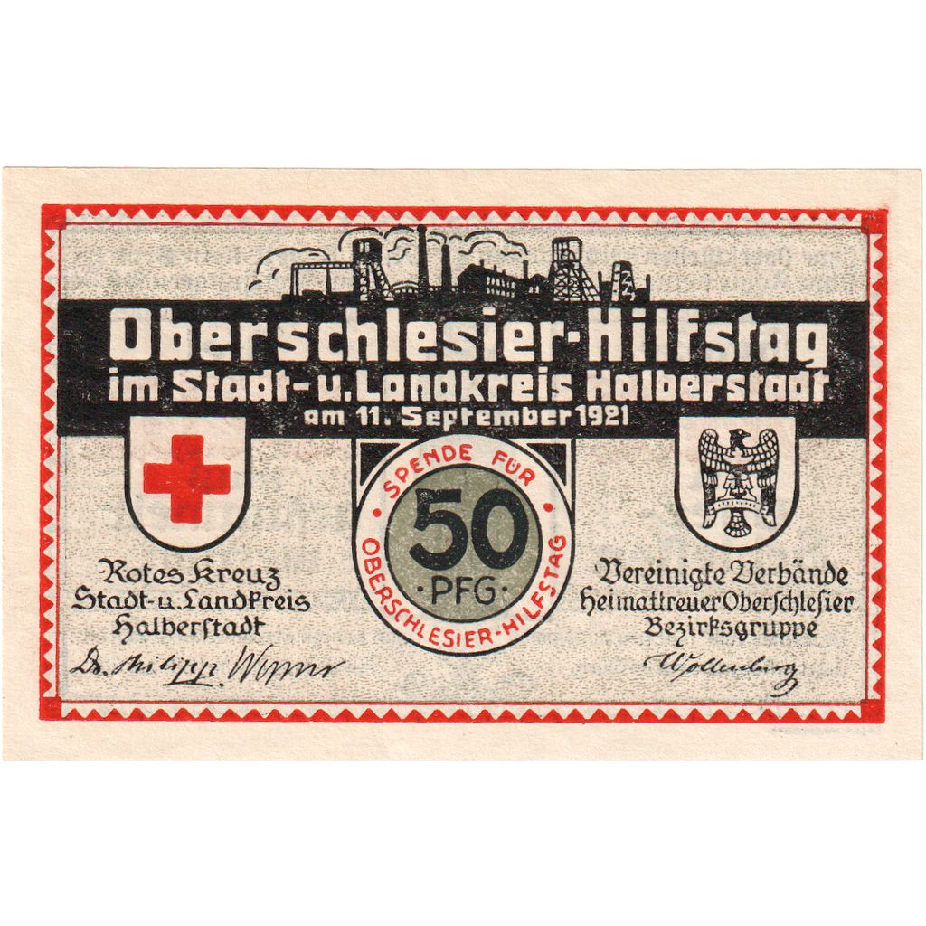 Alemania, Halberstadt Rotes Kreuz und Verbände heimattreuer Oberschlesier, 50